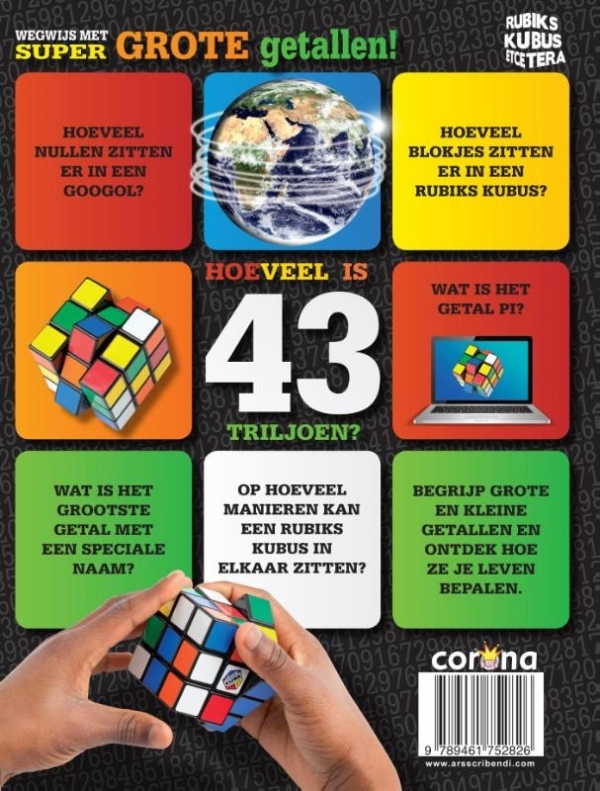 Rubik's Kubus etcetera - Hoeveel is 43 triljoen?